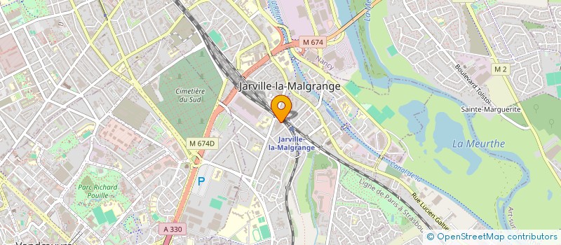 localisation de l'entreprise MONSIEUR JEAN-CLAUDE BAZIN  JARVILLE-LA-MALGRANGE