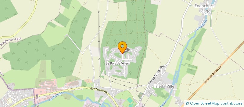 localisation de l'entreprise MONSIEUR JEAN-CLAUDE BAZOT  TRIE-CHATEAU