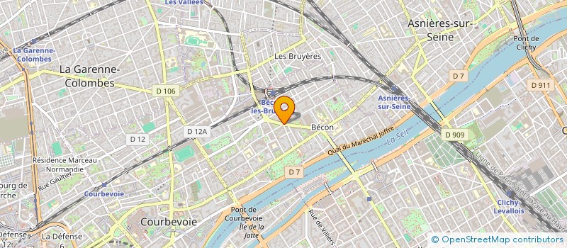 localisation de l'entreprise MONSIEUR JEAN-CLAUDE BEAUMESNIL à COURBEVOIE