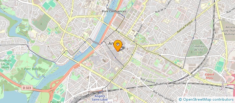 localisation de l'entreprise MONSIEUR JEAN-CLAUDE BELLANGER à ANGERS