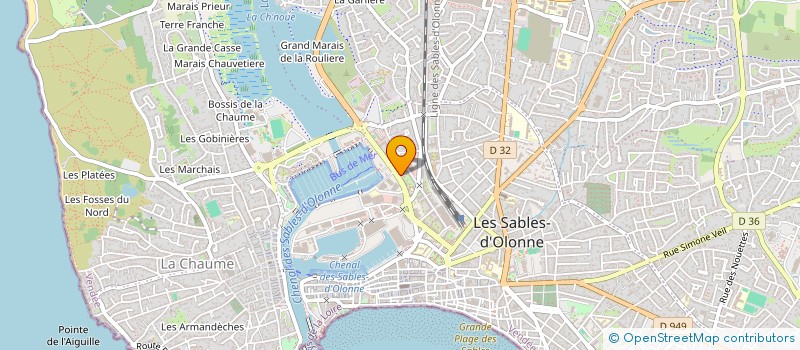 localisation de l'entreprise MONSIEUR JEAN-CLAUDE BELLI à LES SABLES-D'OLONNE