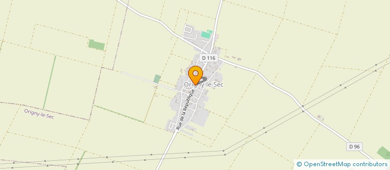 localisation de l'entreprise MONSIEUR JEAN-CLAUDE BEMBENECK  ORIGNY-LE-SEC