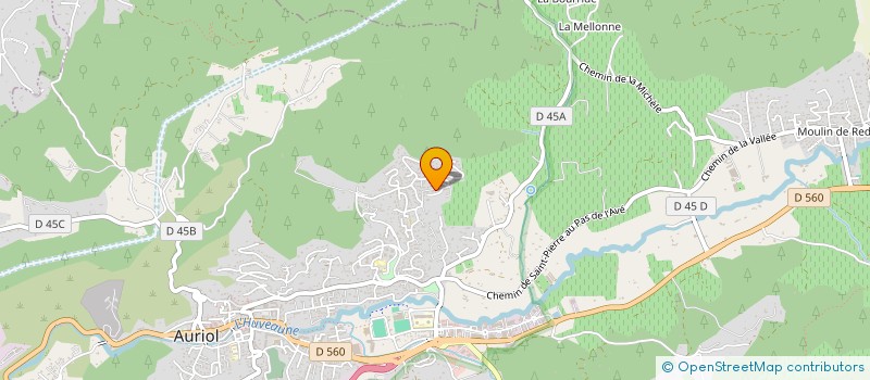 localisation de l'entreprise MONSIEUR JEAN-CLAUDE BENAMO  AURIOL