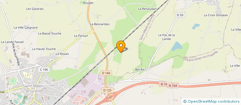 localisation de l'entreprise MONSIEUR JEAN-CLAUDE BERHAULT à SAINT-MEEN-LE-GRAND