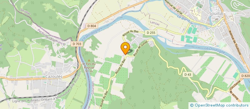 localisation de l'entreprise MONSIEUR JEAN-CLAUDE BERINGUER  LANZAC