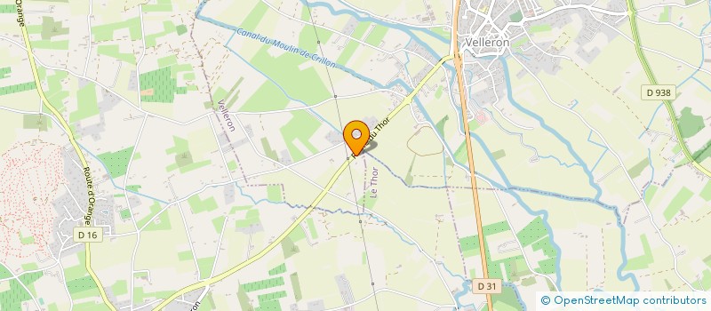 localisation de l'entreprise MONSIEUR JEAN-CLAUDE BERNARD  VELLERON