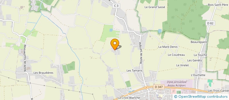 localisation de l'entreprise MONSIEUR JEAN-CLAUDE BERNARD à LOIRE-AUTHION