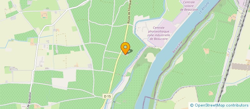 localisation de l'entreprise MONSIEUR JEAN-CLAUDE BERNAVON  BEAUCAIRE