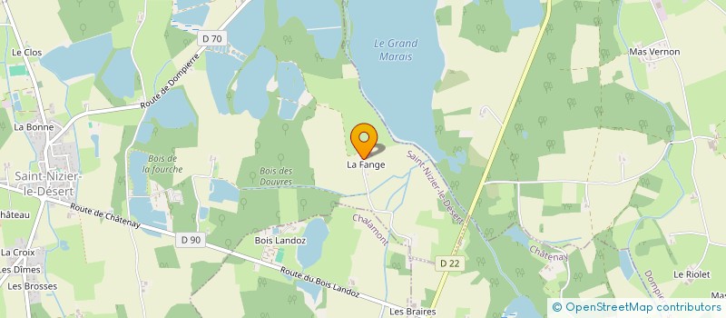 localisation de l'entreprise MONSIEUR JEAN-CLAUDE BERTHILLER  SAINT-NIZIER-LE-DESERT