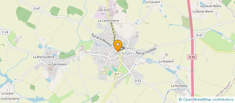 localisation de l'entreprise MONSIEUR JEAN-CLAUDE BERTRAND à SAINT-MARTIN-DES-NOYERS