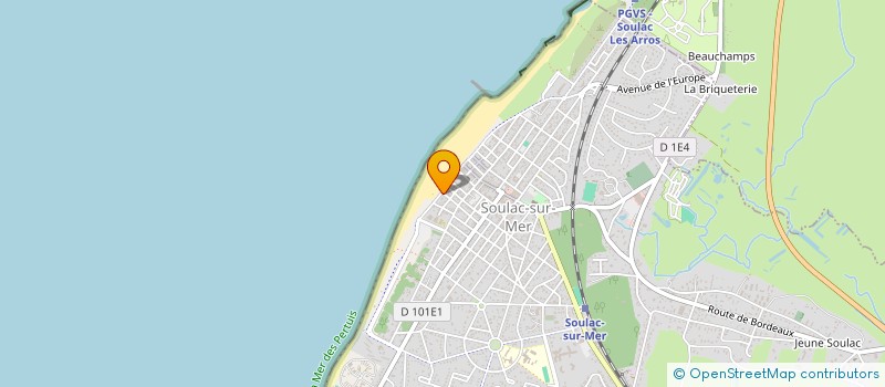localisation de l'entreprise MONSIEUR JEAN CLAUDE BESSE  SOULAC-SUR-MER