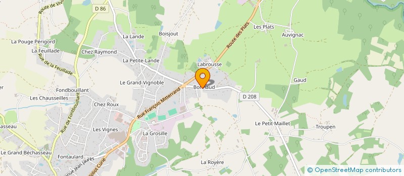 localisation de l'entreprise MONSIEUR JEAN CLAUDE BESSE à ROCHECHOUART