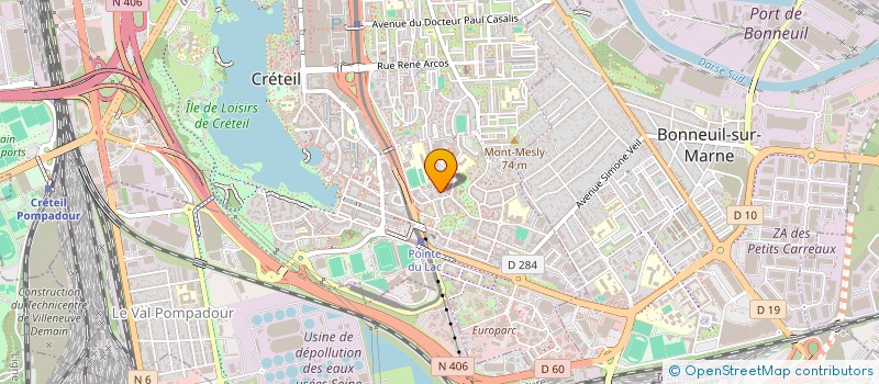 localisation de l'entreprise MONSIEUR JEAN-CLAUDE BILONGO  CRETEIL