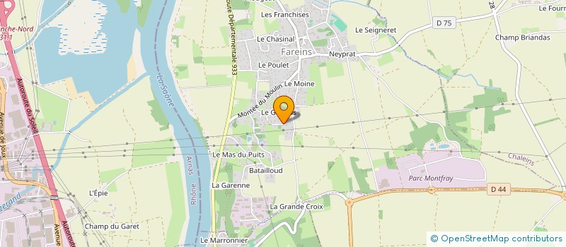 localisation de l'entreprise MONSIEUR JEAN-CLAUDE BLANCHARD à FAREINS
