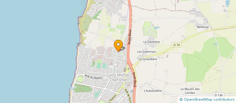 localisation de l'entreprise MONSIEUR JEAN-CLAUDE BLANCHARD à SAINT-MICHEL-CHEF-CHEF