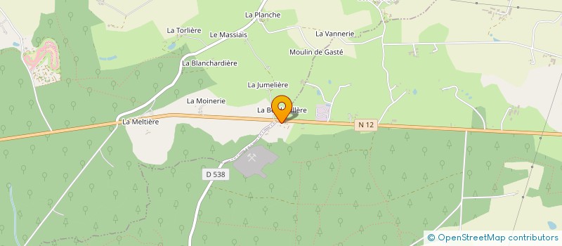 localisation de l'entreprise MONSIEUR JEAN-CLAUDE BLIN  SAINT-GEORGES-BUTTAVENT