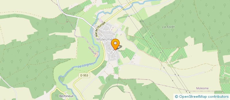 localisation de l'entreprise MONSIEUR JEAN-CLAUDE BLOUET  MOLESME