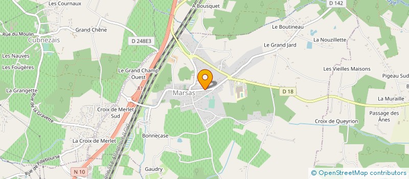 localisation de l'entreprise MONSIEUR JEAN-CLAUDE BODET  MARSAS