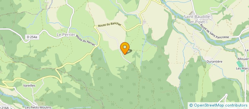 localisation de l'entreprise MONSIEUR JEAN-CLAUDE BONICHON  SAINT-BAUDILLE-ET-PIPET