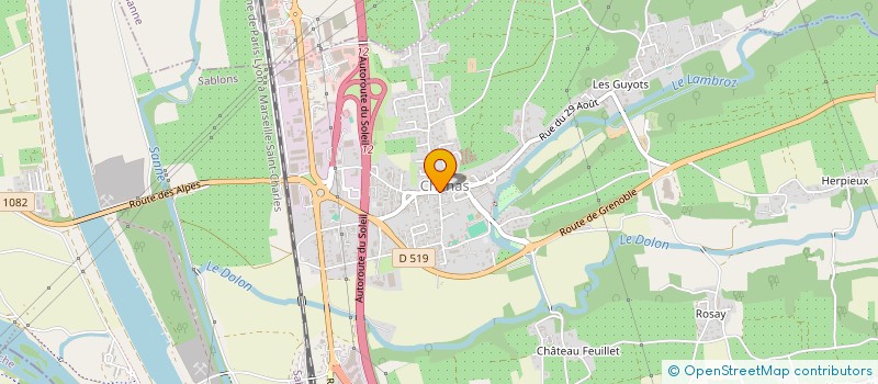 localisation de l'entreprise MONSIEUR JEAN-CLAUDE BONIN à CHANAS