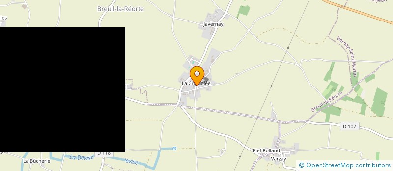 localisation de l'entreprise MONSIEUR JEAN-CLAUDE BONNAMY  BREUIL-LA-REORTE