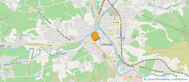 localisation de l'entreprise MONSIEUR JEAN CLAUDE BORDELAIS à LIMOUX