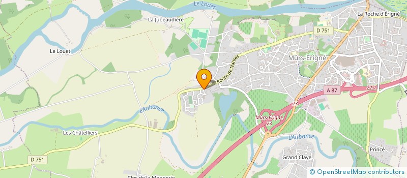 localisation de l'entreprise MONSIEUR JEAN-CLAUDE BORDIN  MURS-ERIGNE