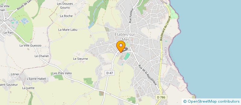 localisation de l'entreprise MONSIEUR JEAN-CLAUDE BOSCHER  BINIC-ETABLES-SUR-MER