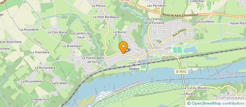 localisation de l'entreprise MONSIEUR JEAN-CLAUDE BOSSARD  OUDON