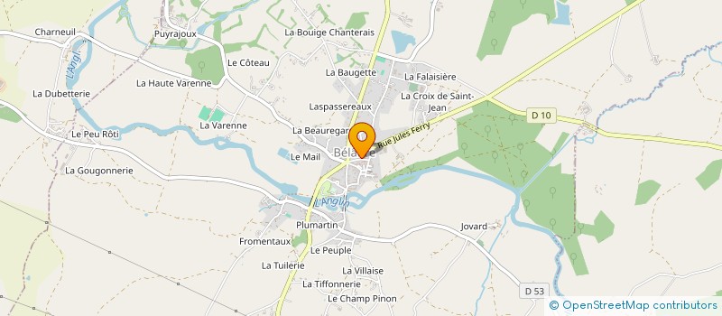 localisation de l'entreprise MONSIEUR JEAN-CLAUDE BOUCHARD à BELABRE