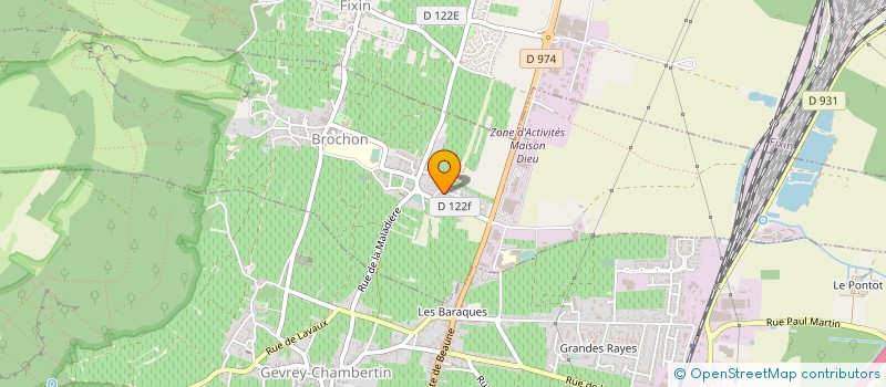 localisation de l'entreprise MONSIEUR JEAN-CLAUDE BOUCHARD  BROCHON