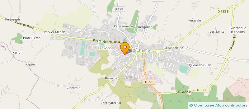 localisation de l'entreprise MONSIEUR JEAN-CLAUDE BOUISSOU  GRAND-CHAMP