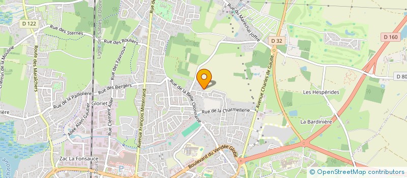 localisation de l'entreprise MONSIEUR JEAN-CLAUDE BOULANGER à LES SABLES D'OLONNE