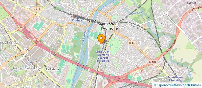 localisation de l'entreprise MONSIEUR JEAN CLAUDE BOUNGOU PICKA  SAINT-OUEN-L'AUMONE