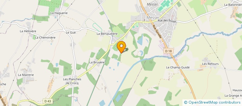 localisation de l'entreprise MONSIEUR JEAN CLAUDE BOUQUEREL à SAINT-ANDRE-DE-MESSEI
