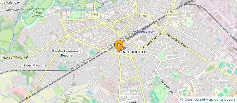 localisation de l'entreprise MONSIEUR JEAN-CLAUDE BOUQUET à CHATEAUROUX