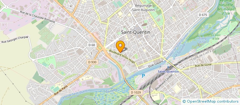 localisation de l'entreprise MONSIEUR JEAN-CLAUDE BOURBON à SAINT-QUENTIN