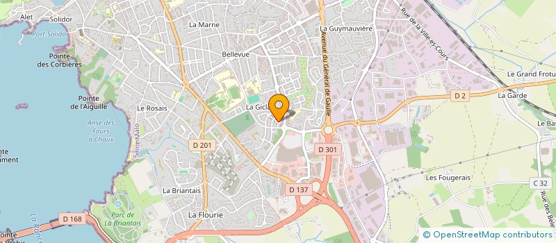 localisation de l'entreprise MONSIEUR JEAN-CLAUDE BOURDON à SAINT-MALO