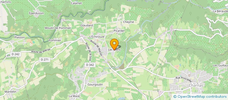 localisation de l'entreprise MONSIEUR JEAN-CLAUDE BOURRET à CHARNAS