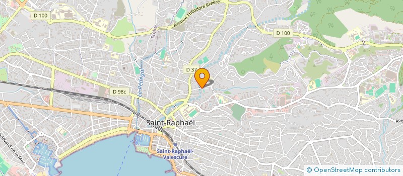 localisation de l'entreprise MONSIEUR JEAN-CLAUDE BOUVERET à SAINT-RAPHAEL