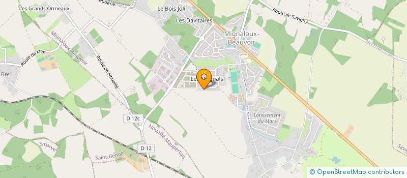 localisation de l'entreprise MONSIEUR JEAN-CLAUDE BRACHET  MIGNALOUX-BEAUVOIR