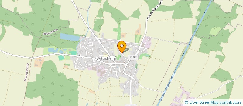 localisation de l'entreprise MONSIEUR JEAN CLAUDE BRAUN  WITTISHEIM