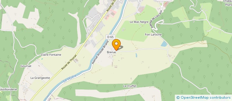 localisation de l'entreprise MONSIEUR JEAN-CLAUDE BREGEGIERE à MONTIGNAC-LASCAUX