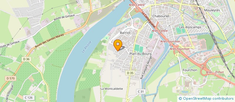 localisation de l'entreprise MONSIEUR JEAN-CLAUDE BRI  ARLES