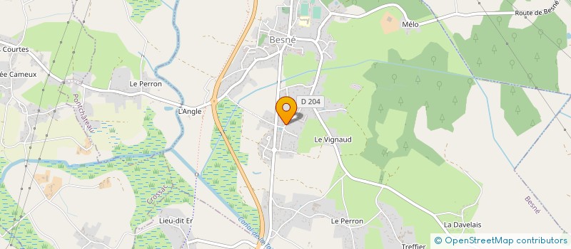 localisation de l'entreprise MONSIEUR JEAN-CLAUDE BRIAND  BESNE