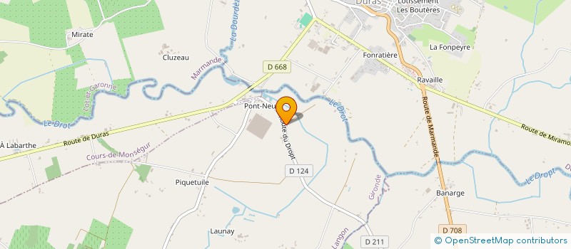 localisation de l'entreprise MONSIEUR JEAN-CLAUDE BRIEUX  TAILLECAVAT