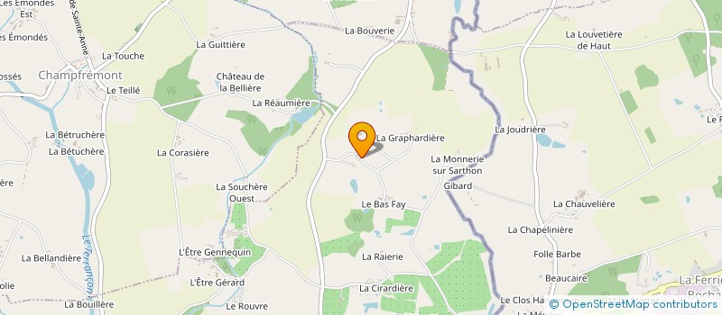 localisation de l'entreprise MONSIEUR JEAN-CLAUDE BRILLAND  SAINT-PIERRE-DES-NIDS