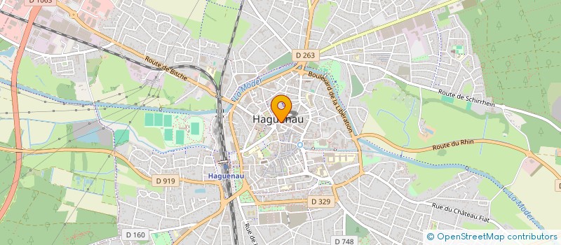 localisation de l'entreprise MONSIEUR JEAN-CLAUDE BRINGOUT  HAGUENAU