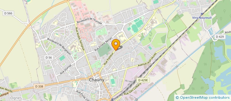 localisation de l'entreprise MONSIEUR JEAN-CLAUDE BRISSET à CHAUNY