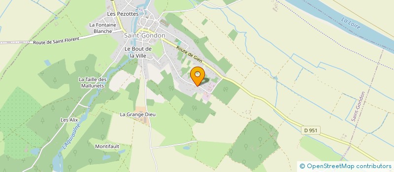 localisation de l'entreprise MONSIEUR JEAN-CLAUDE BRONDEAU à SAINT-GONDON